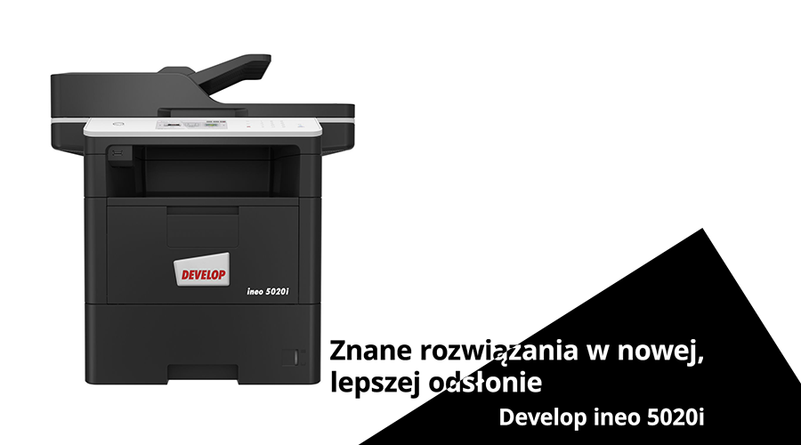 Develop ineo 5020i - najnowsze urządzenie mono - kopiarka, drukarka, fax, skaner